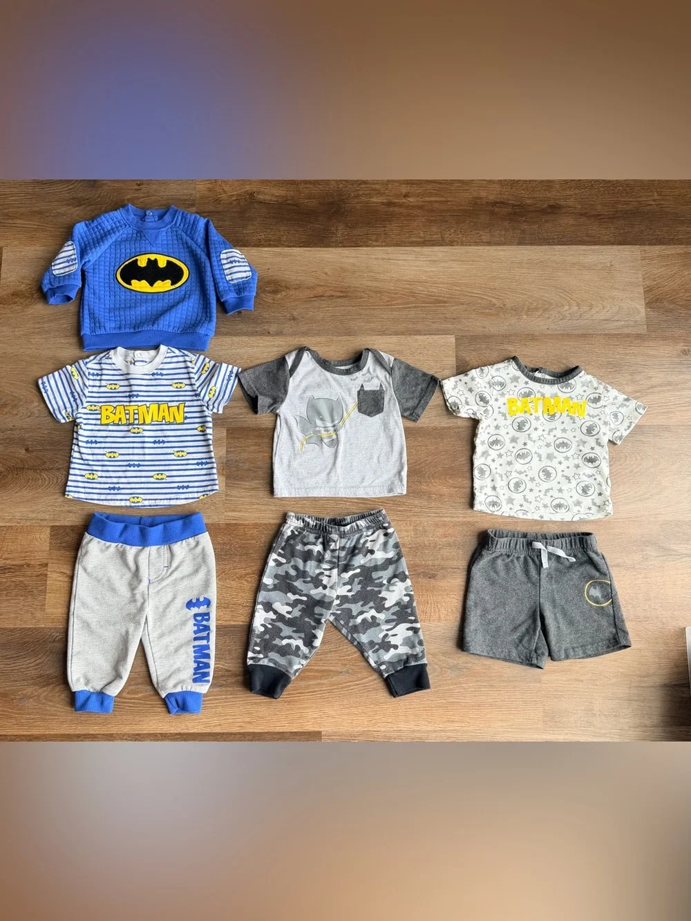 BATMAN | Outfit Bundle | Set | Pants Shorts Tops | Superhero Baby | DC Comics